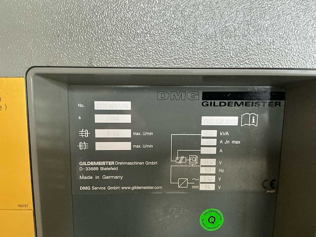 2004 -gildemeister ctv 250 - cnc-draaibank - afbeelding 2 van  33
