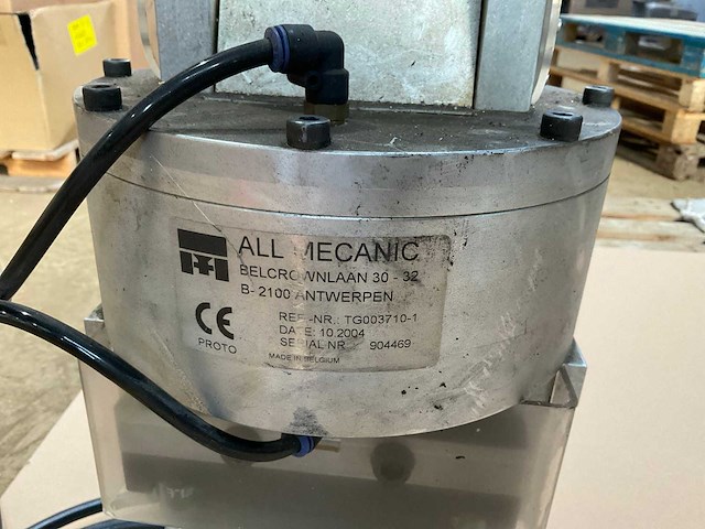 2004 all mecanic tg003710-1 pneumatische ponsmachine - afbeelding 5 van  14