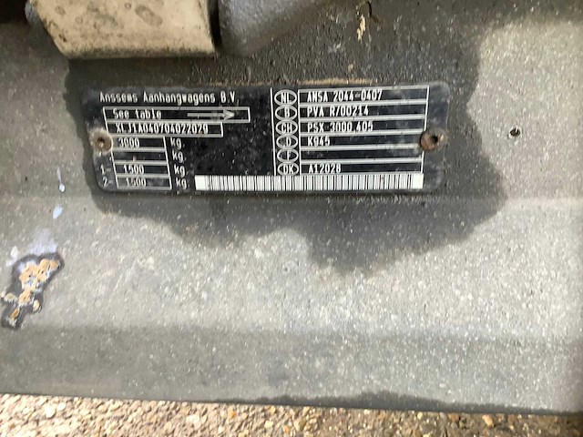 2004 anssems aanhangwagen - afbeelding 9 van  9