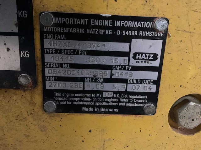 2004 bomag bw 65h duowals - afbeelding 6 van  8