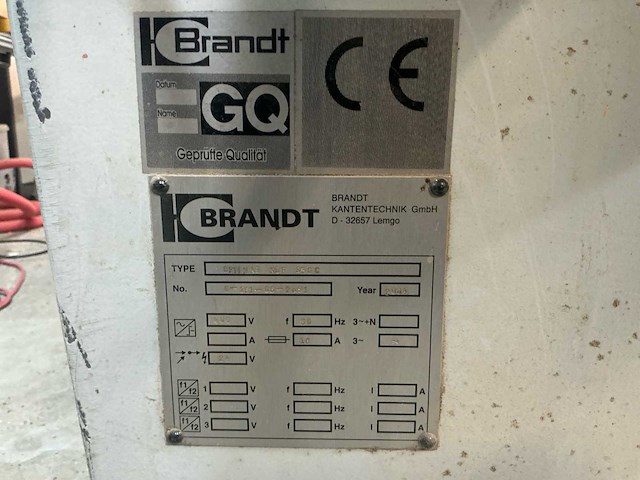 2004 brandt optimat kdf 350c kantenlijmmachine - afbeelding 13 van  25