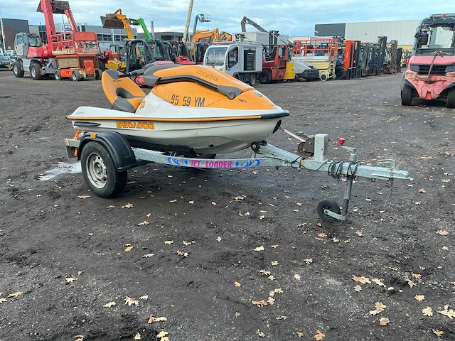 2004 brp bombardier sea.doo waterscooter met trailer - afbeelding 34 van  36