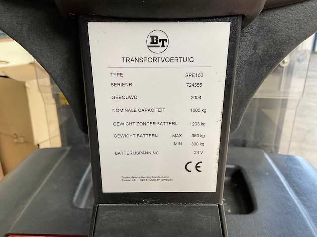 2004 bt spe160 stapelaar - afbeelding 9 van  11