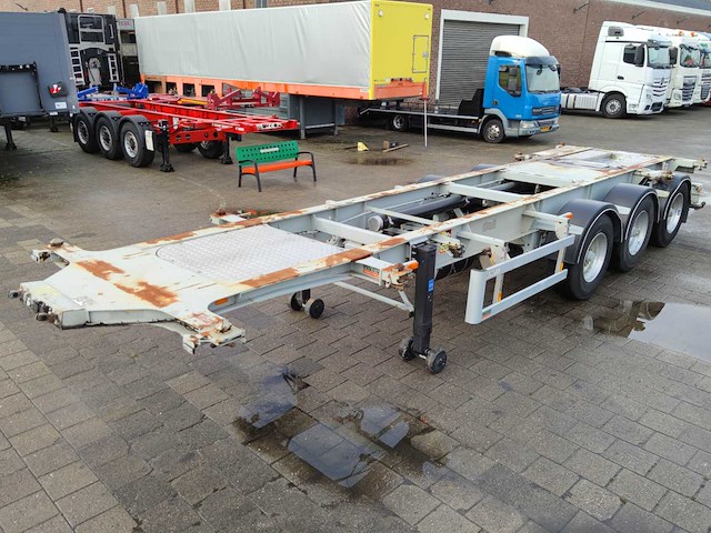 2004 burg bpo 12 37 3-assen bpw tank/swap chassis - afbeelding 1 van  27