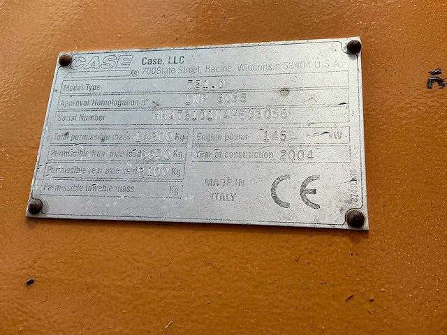 2004 case 721d shovel - afbeelding 11 van  45
