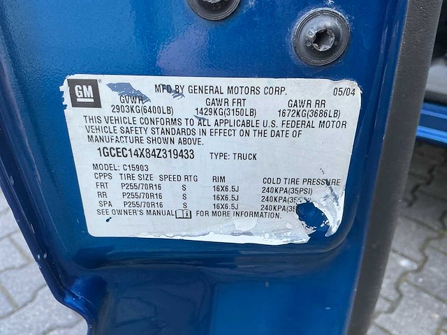 2004 chevrolet silverado 4.3 pick-up truck - afbeelding 11 van  41