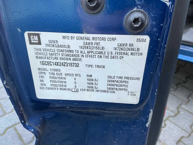 2004 chevrolet silverado 4.3v6 pick-up truck - afbeelding 25 van  38