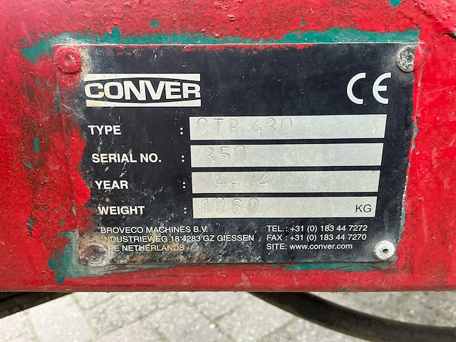 2004 conver ctp 430 maaiboot (hooglosser) - afbeelding 42 van  47