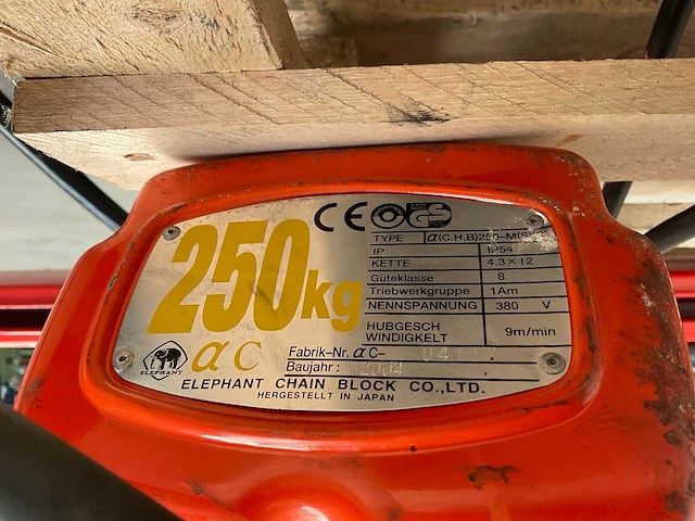 2004 elephant a(c.h.b.)250-m-(s) zwenkarmkraan - afbeelding 4 van  4