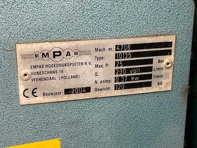 2004 empas 10135 watergeefmachine, getrokken - afbeelding 7 van  7