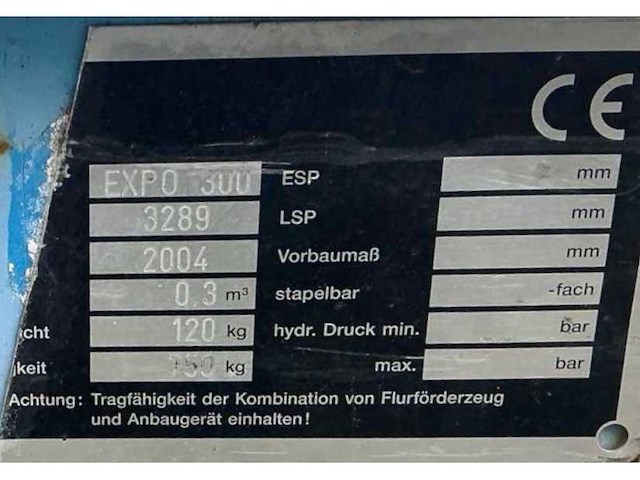 2004 expo 300 kantelbak (2x) - afbeelding 6 van  6