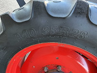 2004 fendt 410 vario vierwielaangedreven landbouwtractor - afbeelding 4 van  25