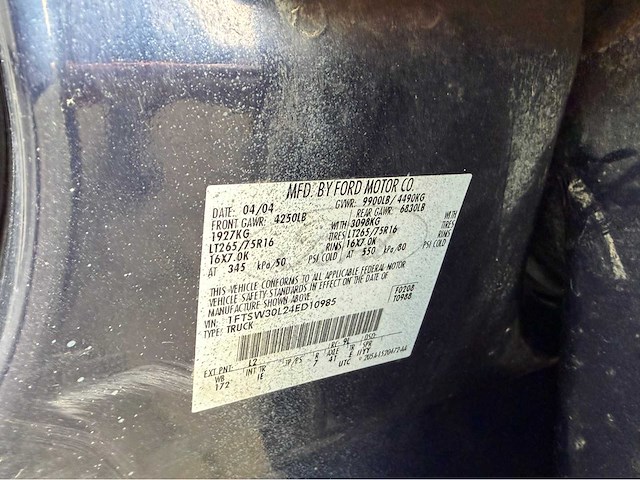 2004 ford f350 xl super duty personenauto - afbeelding 26 van  32