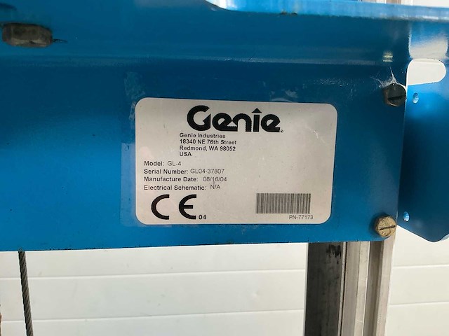 2004 genie gl-4 stapelaar - afbeelding 4 van  6