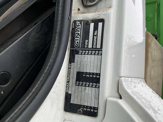 2004 ginaf x3335 s 380 6x6 vrachtwagen - afbeelding 27 van  36