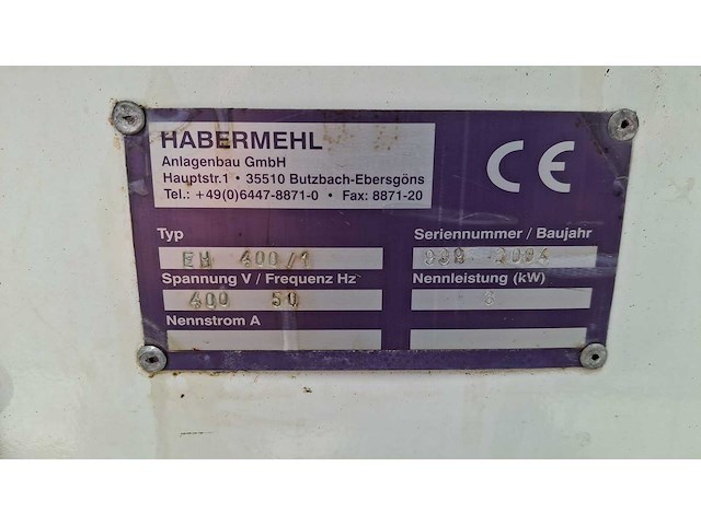 2004 habermehl eh 400/1 shredder - afbeelding 3 van  3