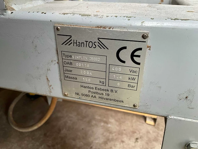 2004 hantos simplex 25032 drevelboormachine - afbeelding 8 van  8
