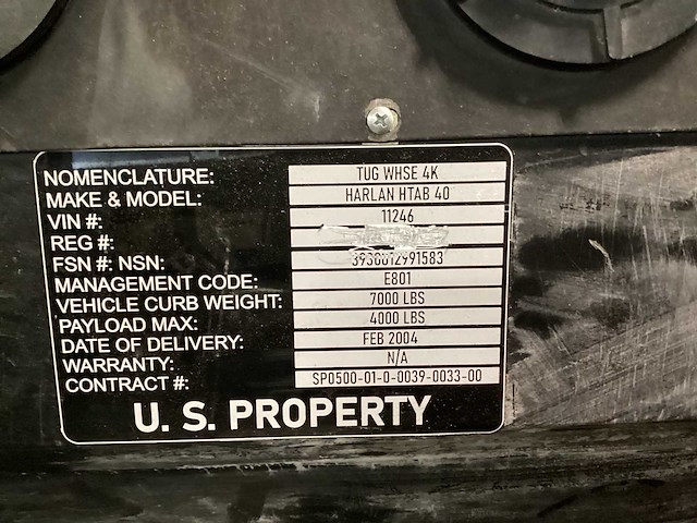 2004 harlan htab 40 industriële trekker - afbeelding 11 van  12