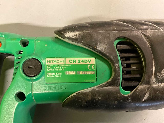 2004 hitachi cr24dv accu reciprozaag - afbeelding 4 van  5