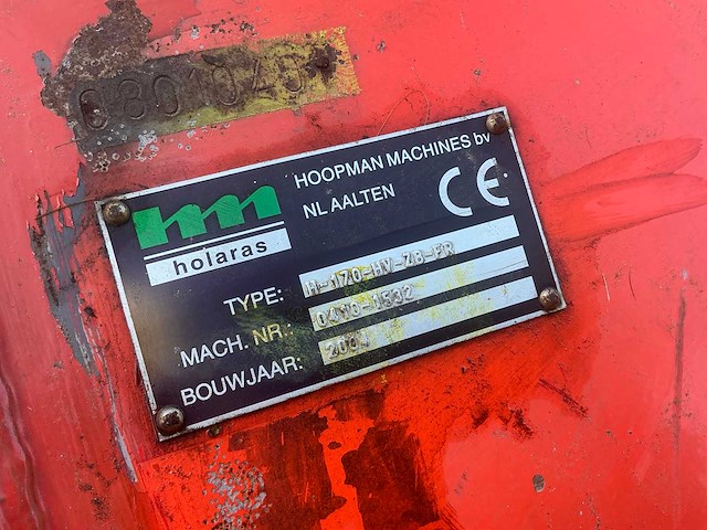 2004 holaras h-170-hv-zb-fr front rolveger - afbeelding 18 van  18