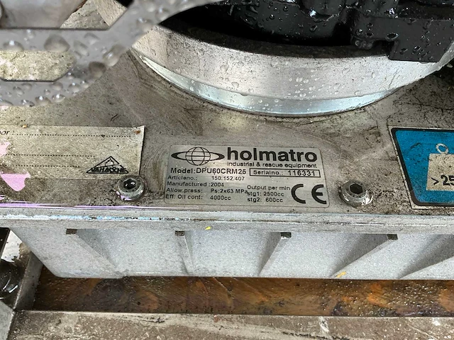 2004 holmatro dpu60crm25 bevrijdingsunit hydraulische pers - afbeelding 11 van  19