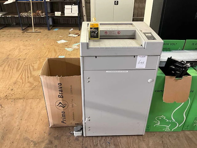 2004 ideal cross/cut 4004 papier shredder - afbeelding 1 van  4