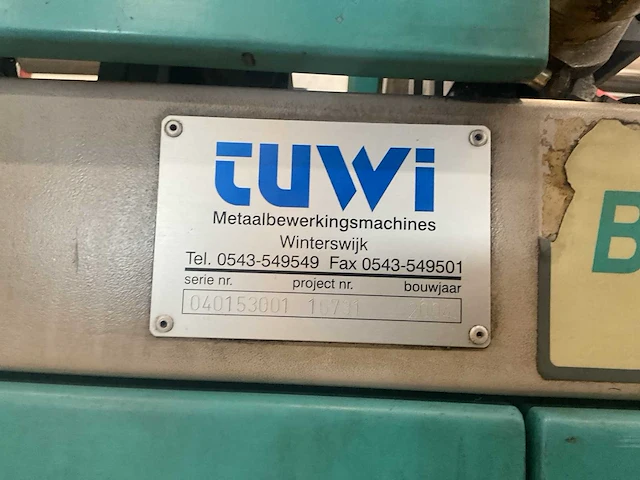 2004 imet bs 280/60 metalen horizontale bandzaagmachine - afbeelding 8 van  18