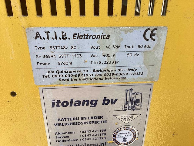 2004 itolang e15 3 vorkheftruck - afbeelding 15 van  30