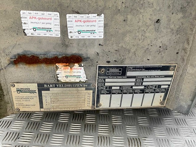 2004 iveco daily 40c be-combinatie met veldhuizen kuiptrailer - afbeelding 39 van  48