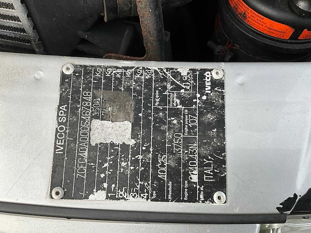 2004 iveco daily 40c be-combinatie met veldhuizen kuiptrailer - afbeelding 43 van  48