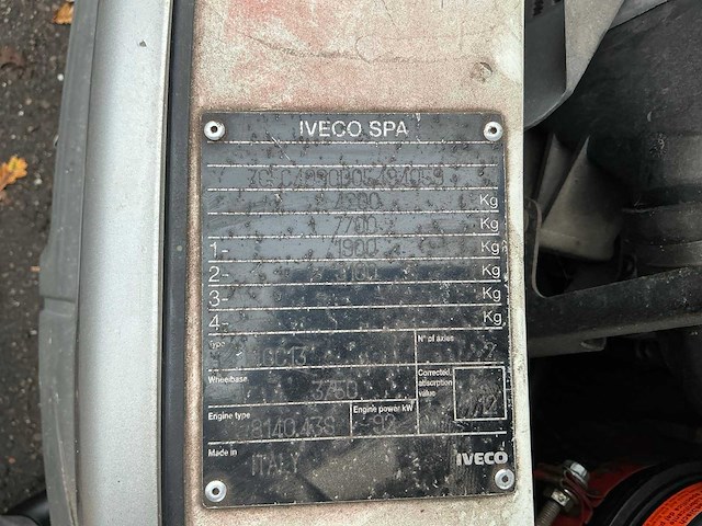 2004 iveco daily bedrijfswagen - afbeelding 43 van  47