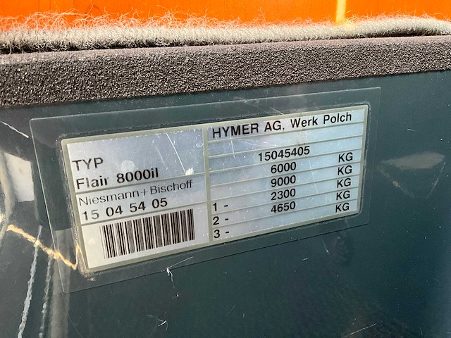 2004 iveco s4 hymer flair camper - afbeelding 24 van  27