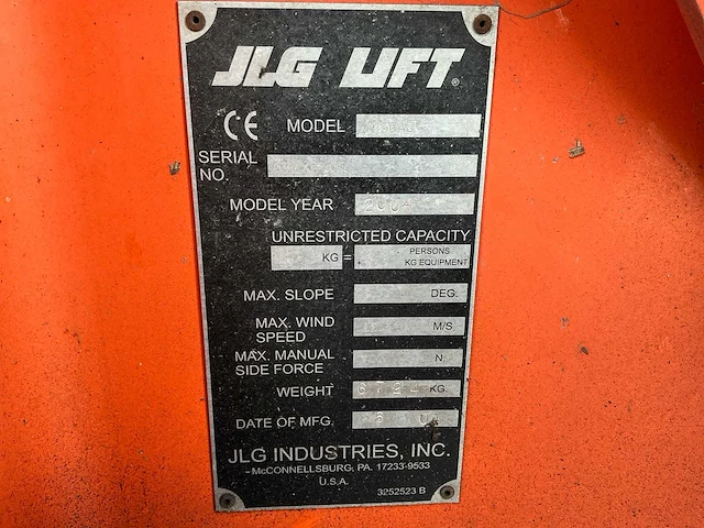 2004 jlg lift m450aj hoogwerker - afbeelding 9 van  31