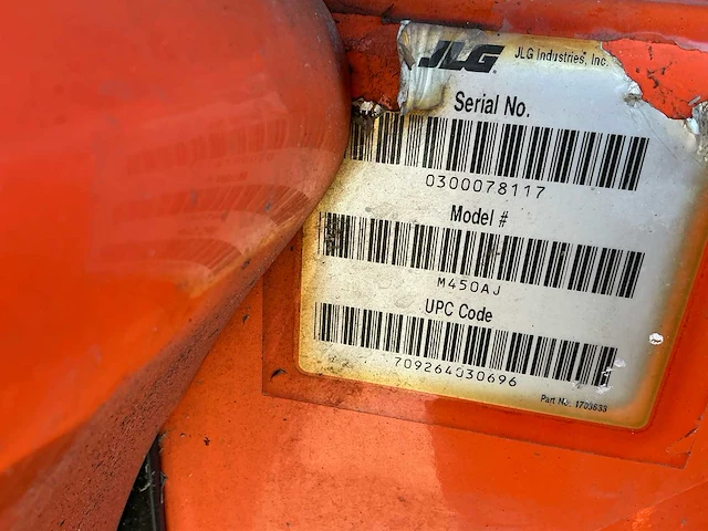 2004 jlg lift m450aj hoogwerker - afbeelding 11 van  31