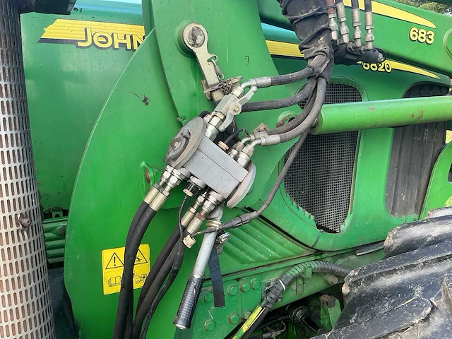 2004 john deere 6820 – autoquad – tls – john deere 683 voorlader – inter-tech bak – dubbellucht - afbeelding 8 van  40