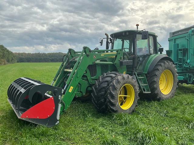 2004 john deere 6820 – autoquad – tls – john deere 683 voorlader – inter-tech bak – dubbellucht - afbeelding 1 van  40