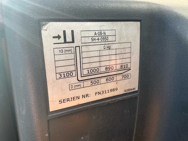 2004 jungheinrich efg 110k vorkheftruck - afbeelding 5 van  12