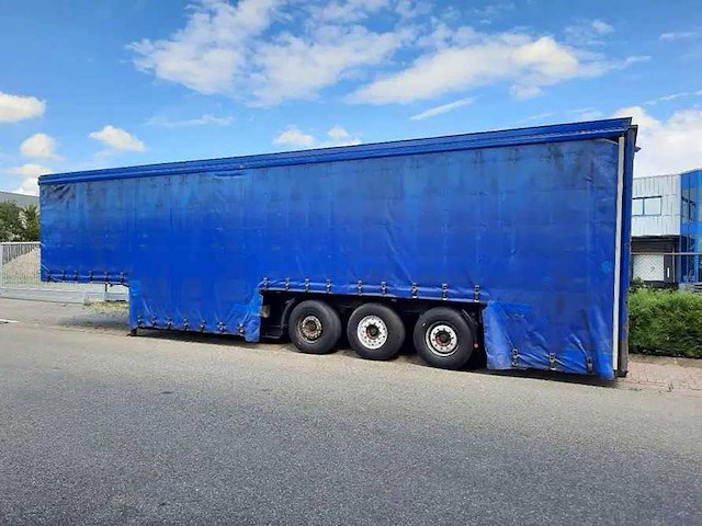 2004 kempf sp35/3 dieplader oplegger schuifzeil - afbeelding 5 van  12