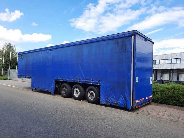 2004 kempf sp35/3 dieplader oplegger schuifzeil - afbeelding 6 van  12