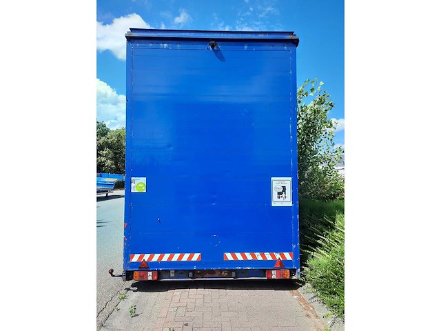 2004 kempf sp35/3 dieplader oplegger schuifzeil - afbeelding 12 van  12