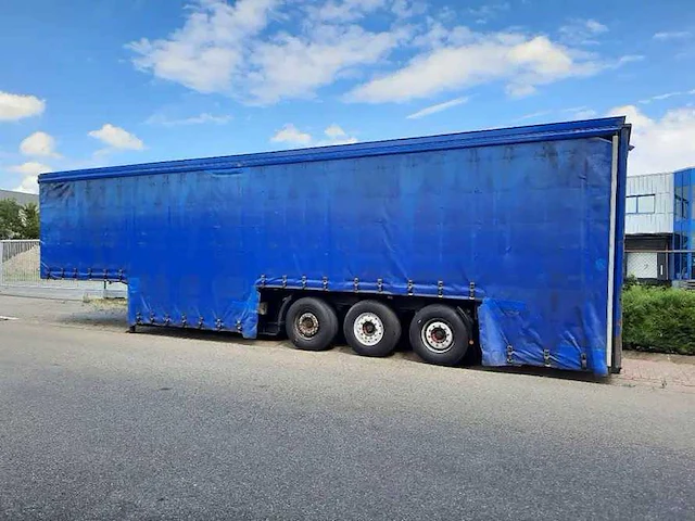 2004 kempf sp35/3 dieplader oplegger schuifzeil - afbeelding 5 van  12