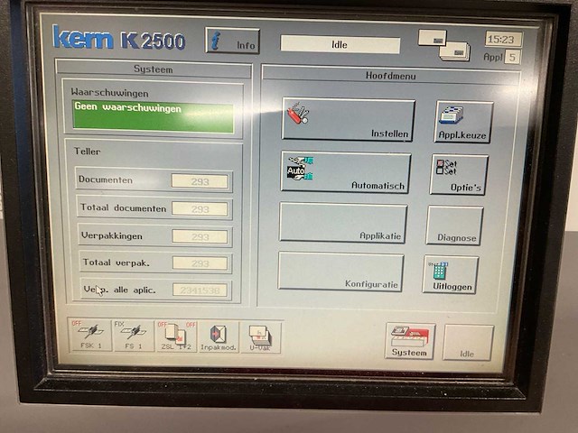 2004 kern k2500 enveloppen vulmachine - afbeelding 13 van  33