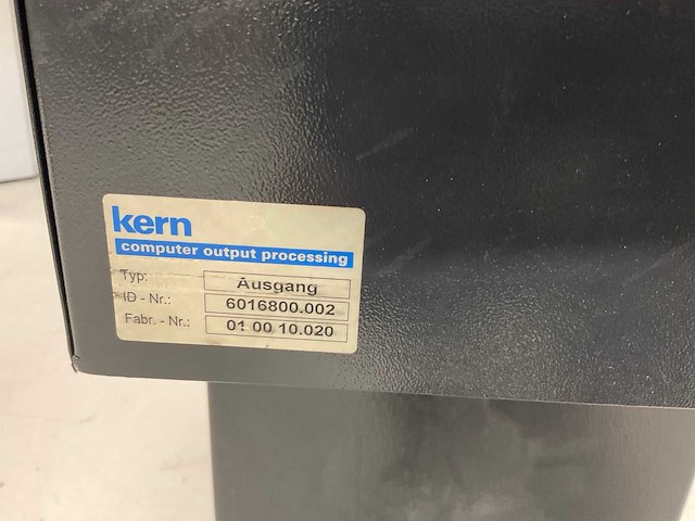 2004 kern k2500 enveloppen vulmachine - afbeelding 19 van  33