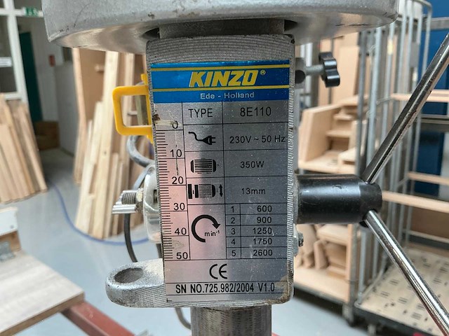 2004 kinzo 8e110 kolomboormachine - afbeelding 5 van  6