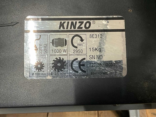 2004 kinzo 8e312 zaagtafel - afbeelding 5 van  5