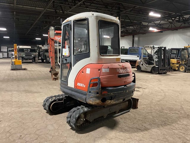 2004 kubota kx61-3 minigraafmachine - afbeelding 19 van  21