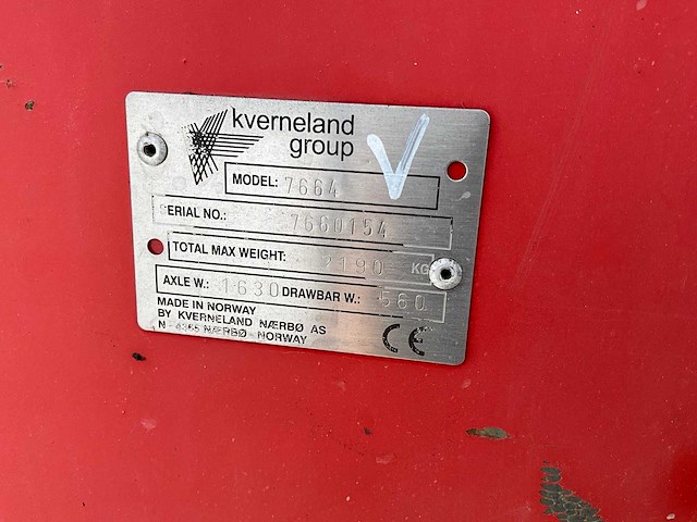 2004 kverneland/taarup fastwrap 7664 balenwikkelaar - afbeelding 6 van  21