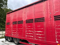 2004 kwb 3-assige veetrailer / veewagen - afbeelding 4 van  9