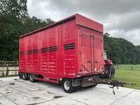 2004 kwb 3-assige veetrailer / veewagen - afbeelding 1 van  9