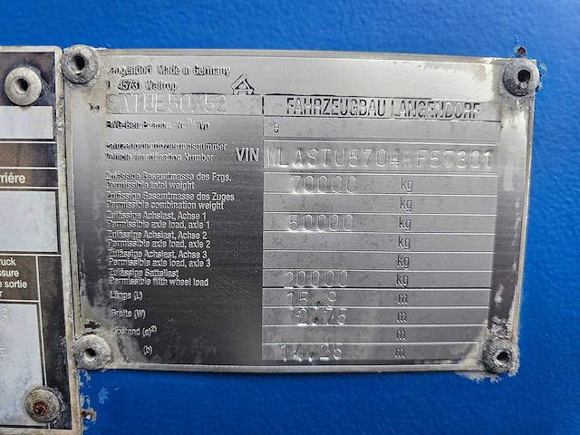2004 langendorf satue 50/52 - dieplader - afbeelding 11 van  20